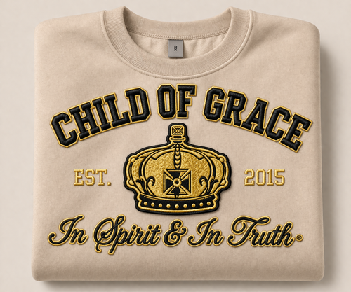 Child Of Grace – In Spirit & In Truth® Crest Sweatshirt
