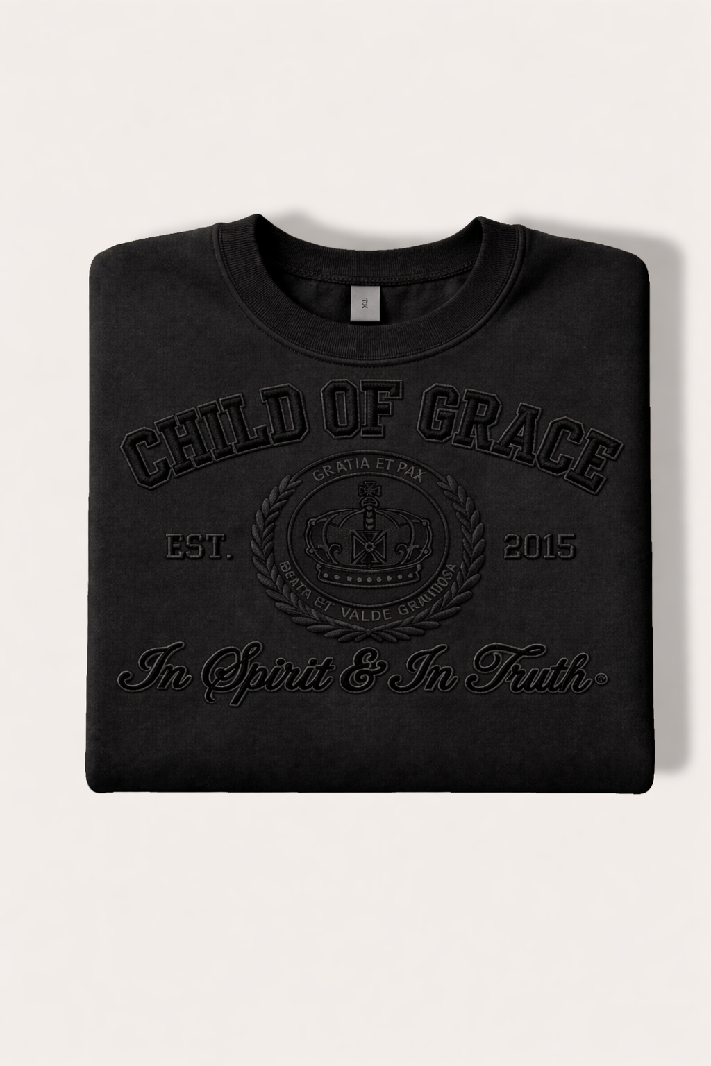 Child Of Grace – In Spirit & In Truth® Crest Sweatshirt