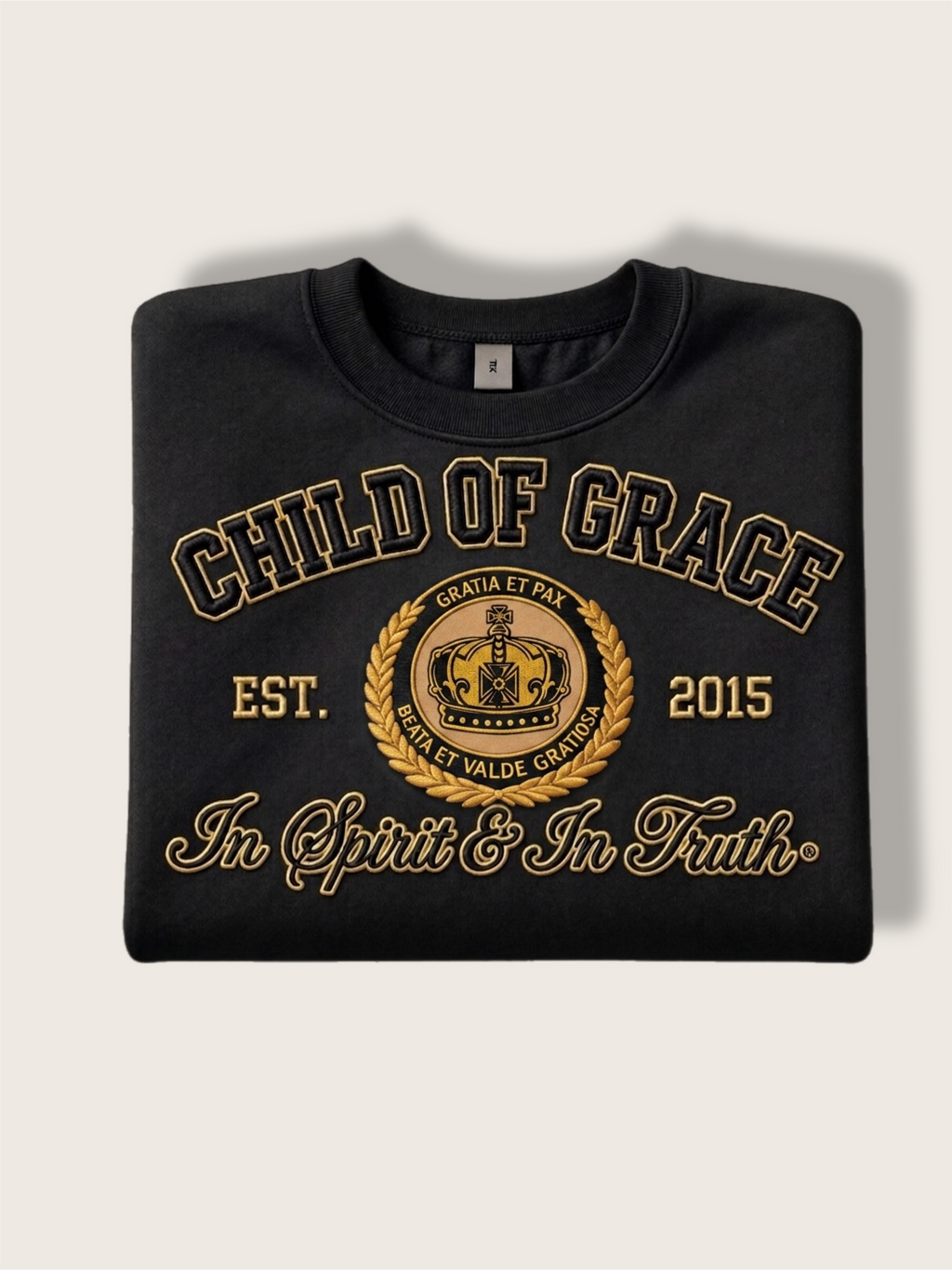 Child Of Grace – In Spirit & In Truth® Crest Sweatshirt