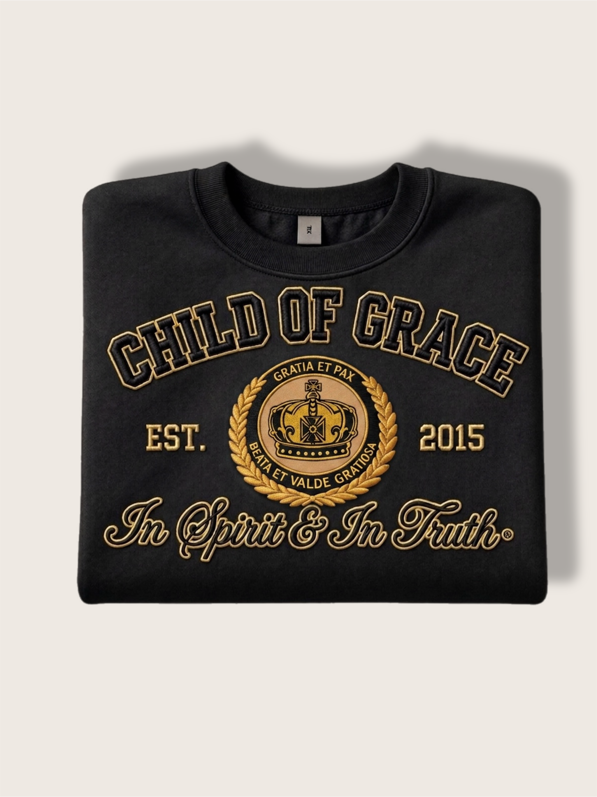 Child Of Grace – In Spirit & In Truth® Crest Sweatshirt