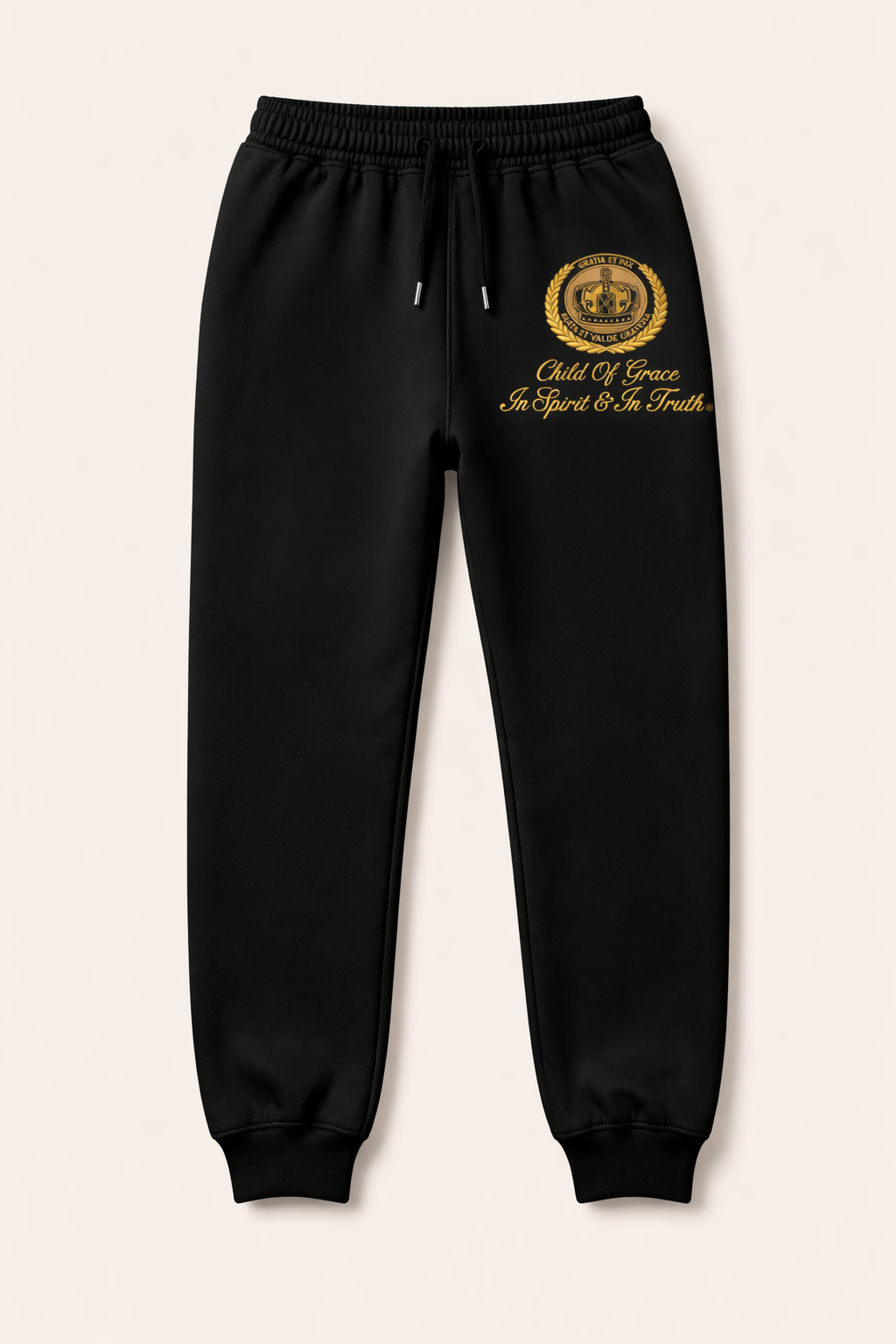 Child Of Grace
In Spirit & In Truth® Collegiate Edition – Crest Sweatpants