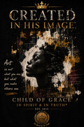 Created In His Image™ Tee — original artwork graphic