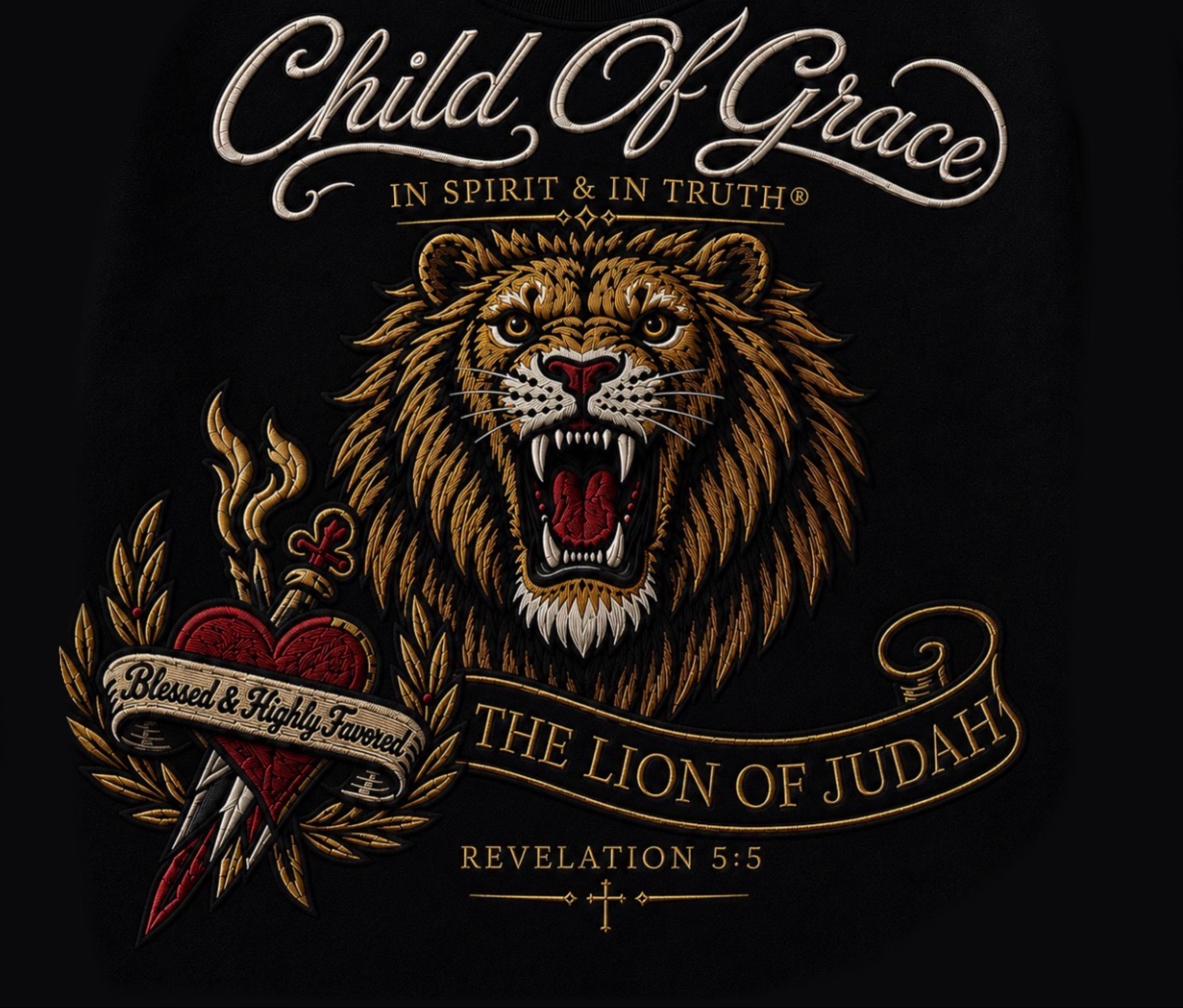 Lion of Judah artwork detail